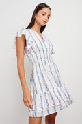 Kimora Dress - Bluebell Stripe