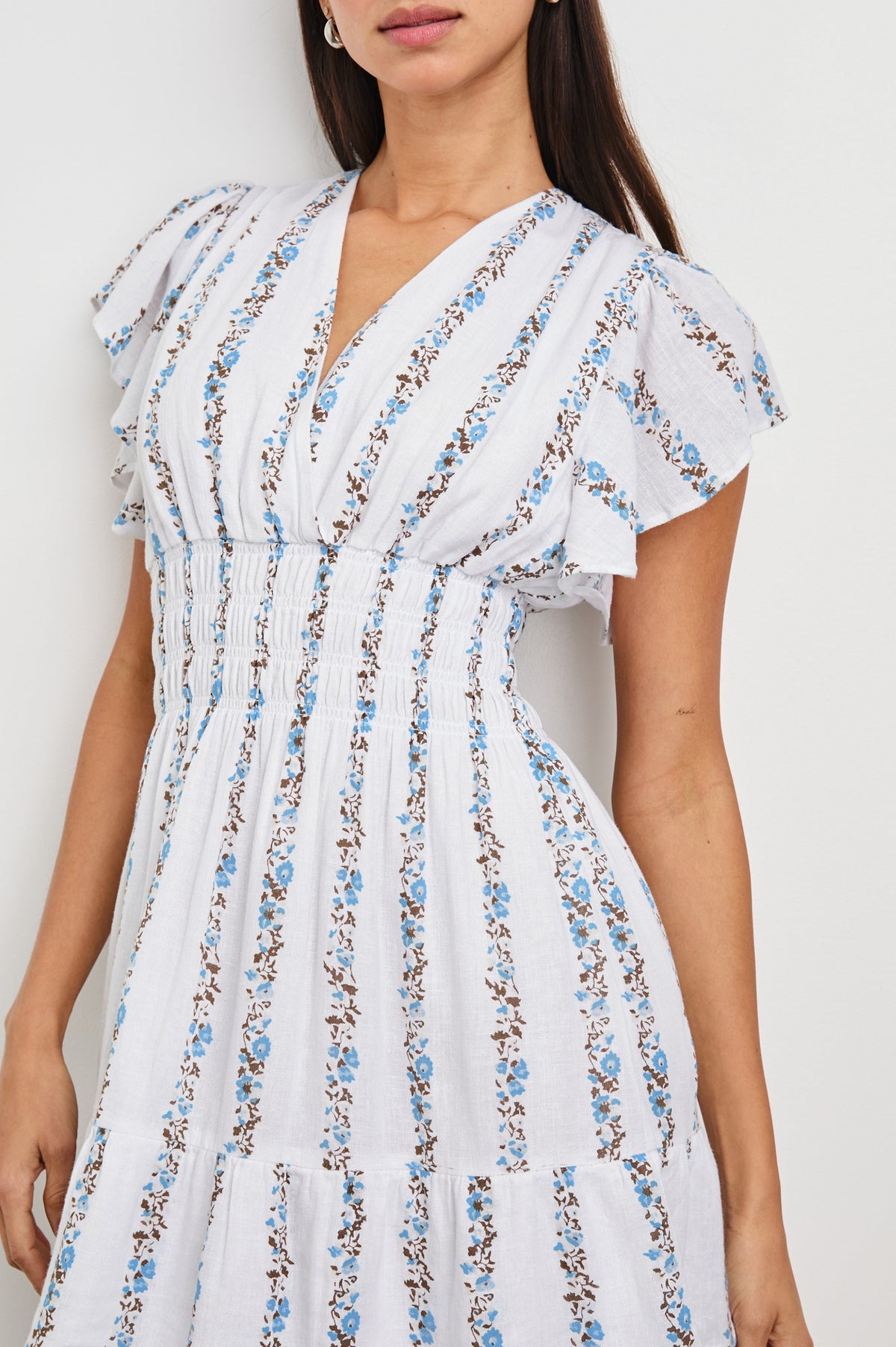 Kimora Dress - Bluebell Stripe