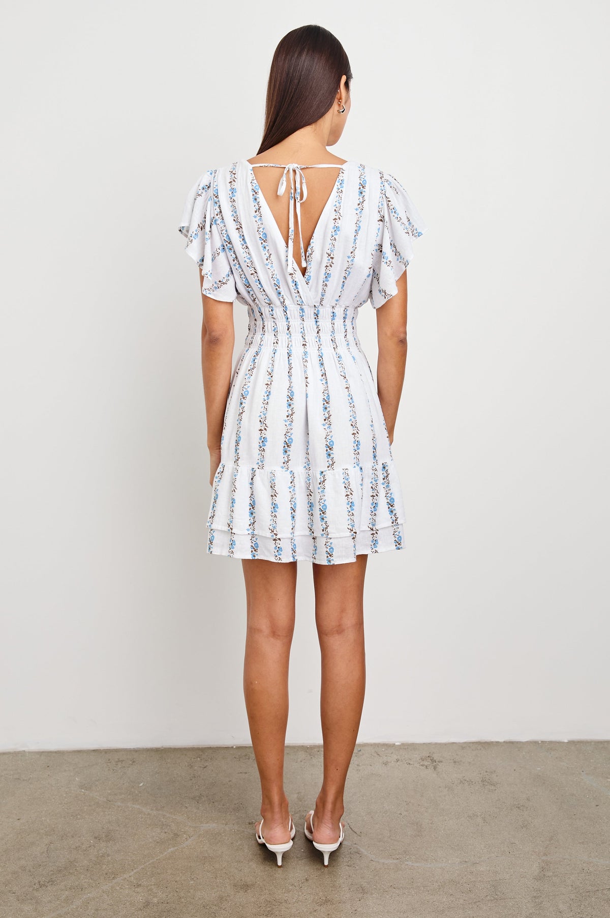 Kimora Dress - Bluebell Stripe
