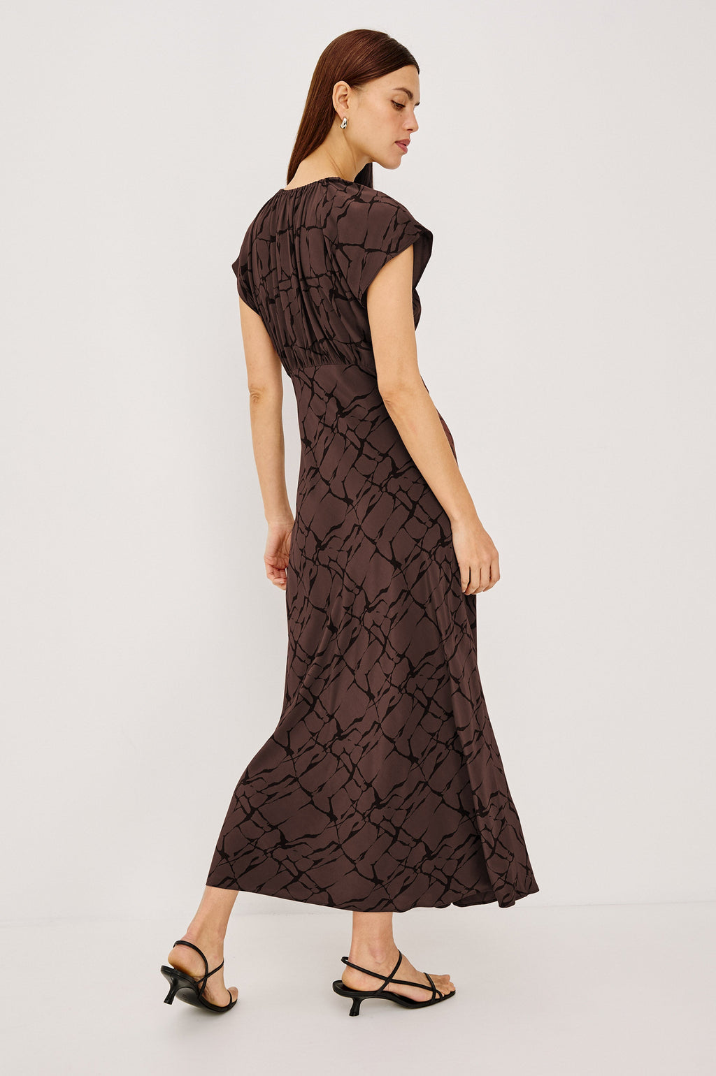Kourt Dress - Brown Obsidian