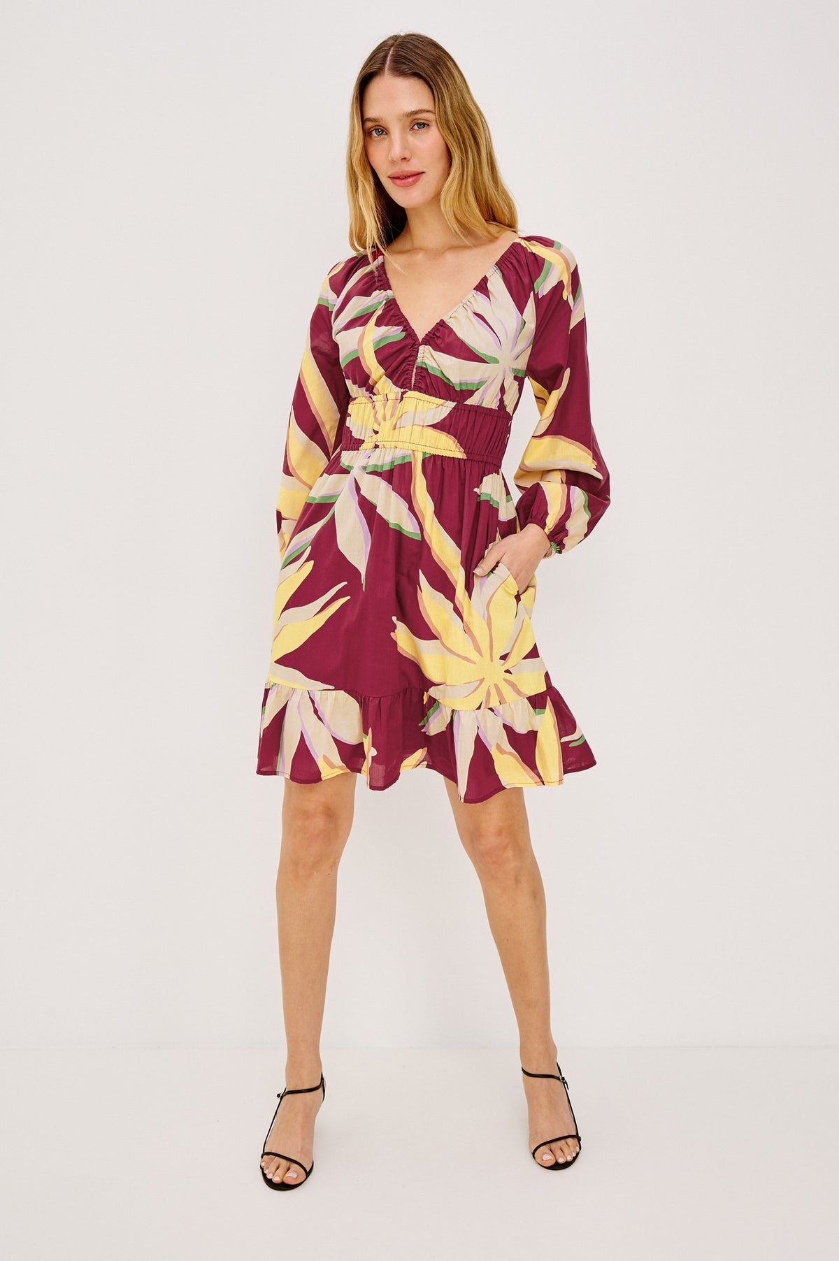 Krina Dress - Red Palma