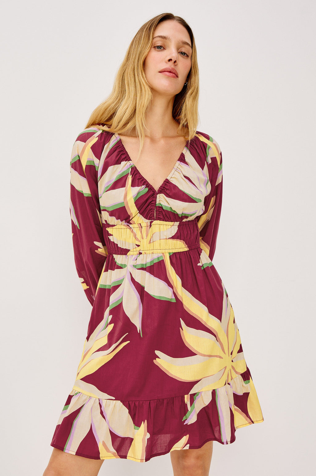 Krina Dress - Red Palma