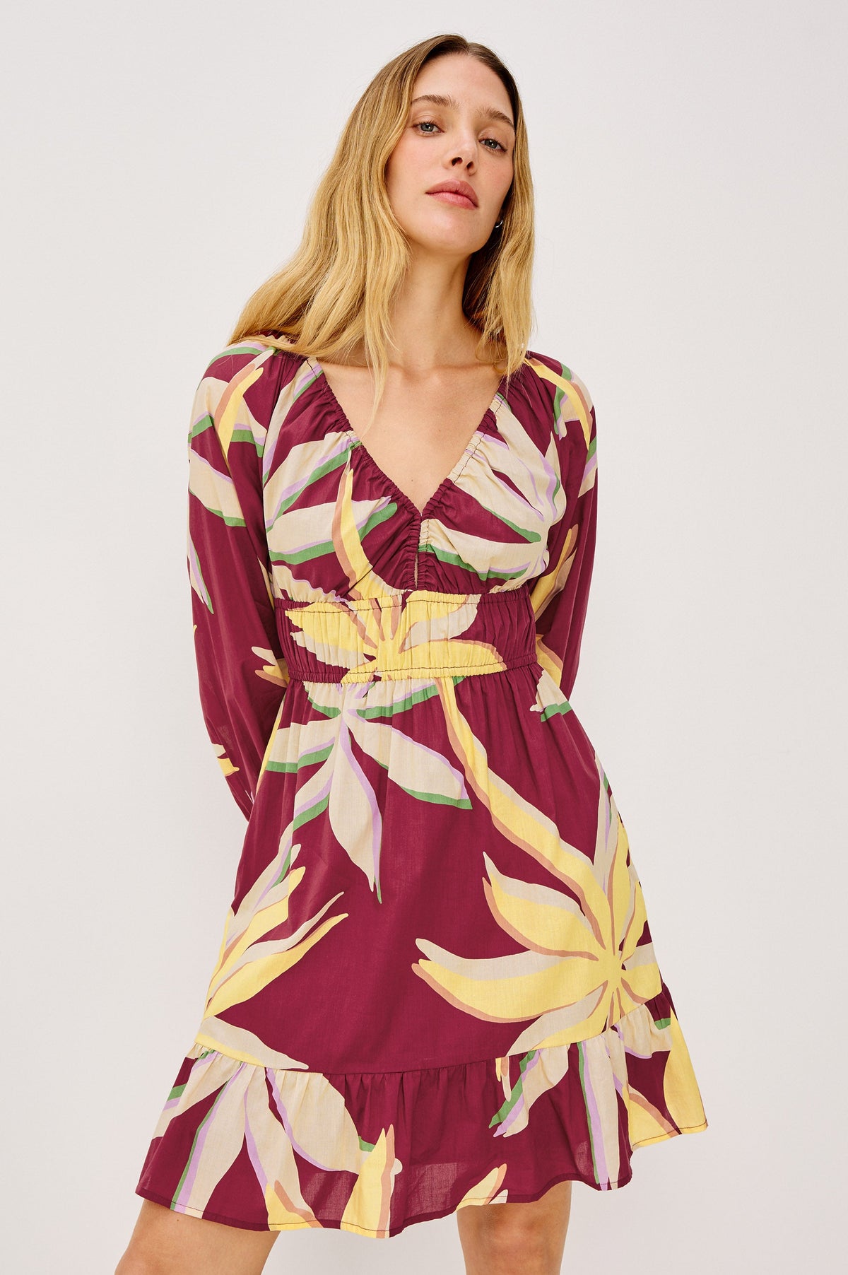 Krina Dress - Red Palma