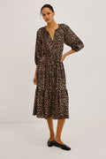 Leanne Dress - Brown Nala