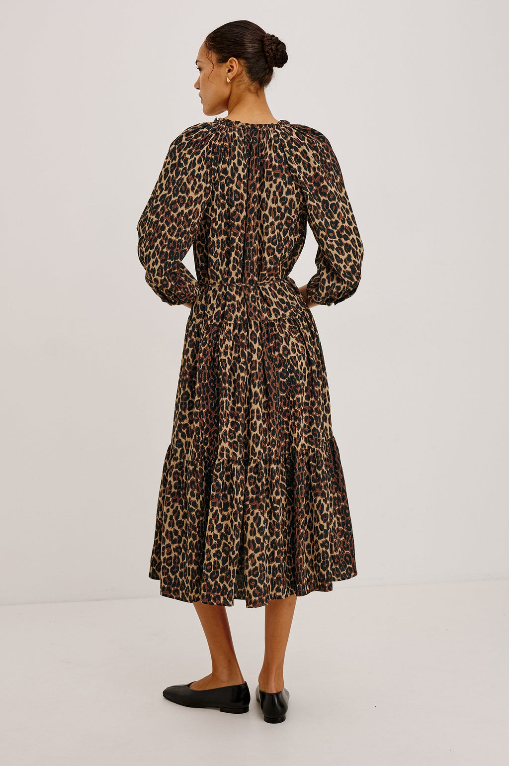 Leanne Dress - Brown Nala