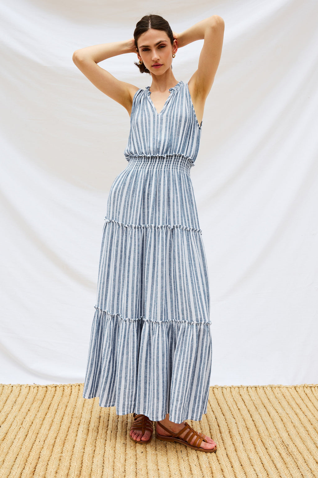Loulou Dress - Jalisco Stripe