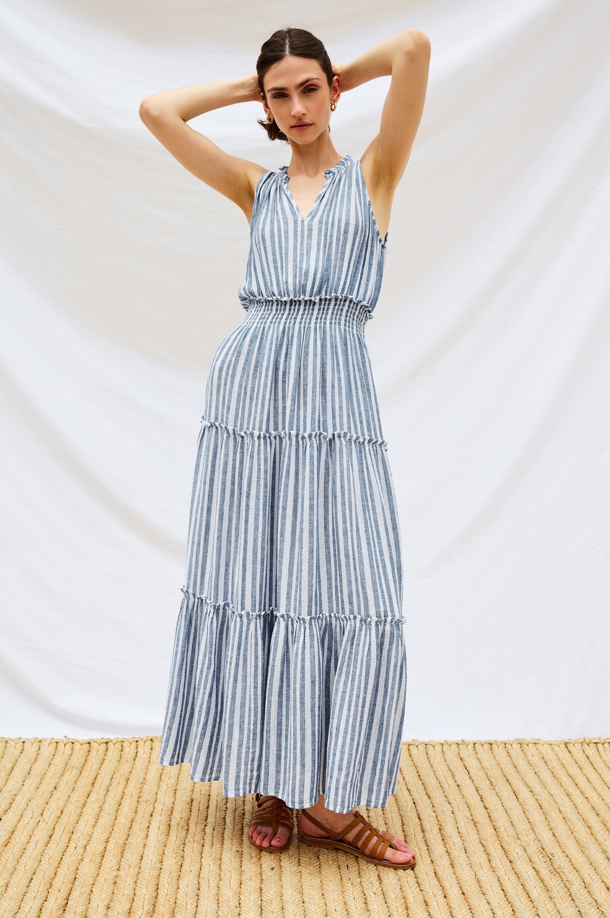 Loulou Dress - Jalisco Stripe