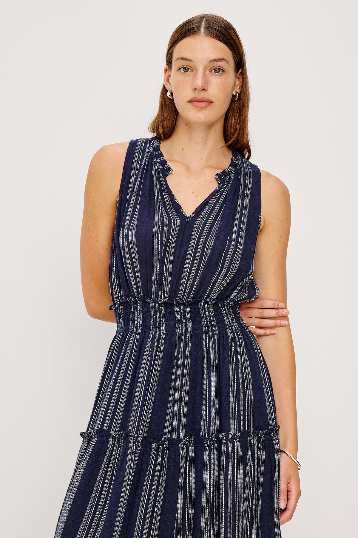 Loulou Dress - Magalia Stripe