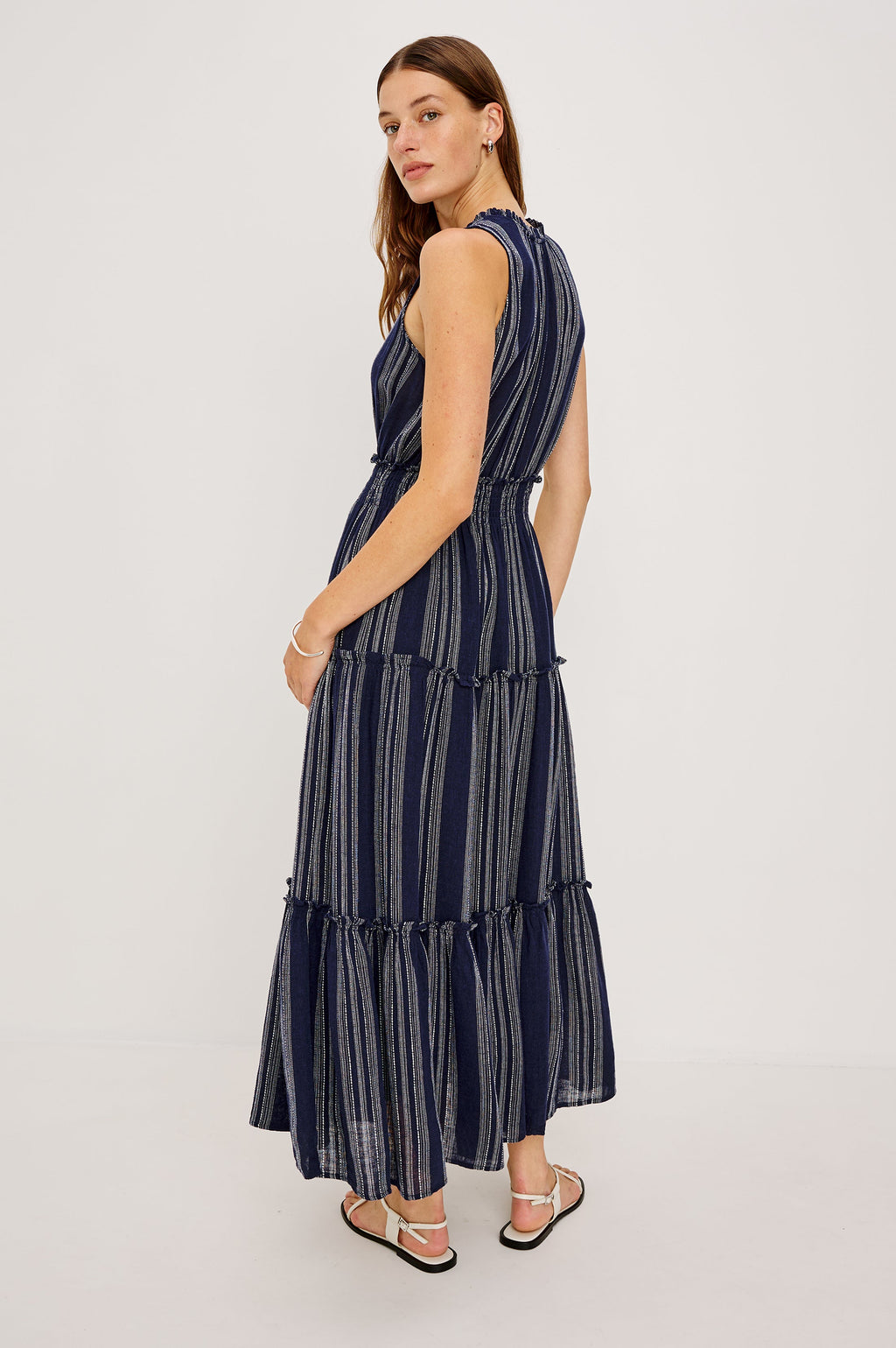 Loulou Dress - Magalia Stripe