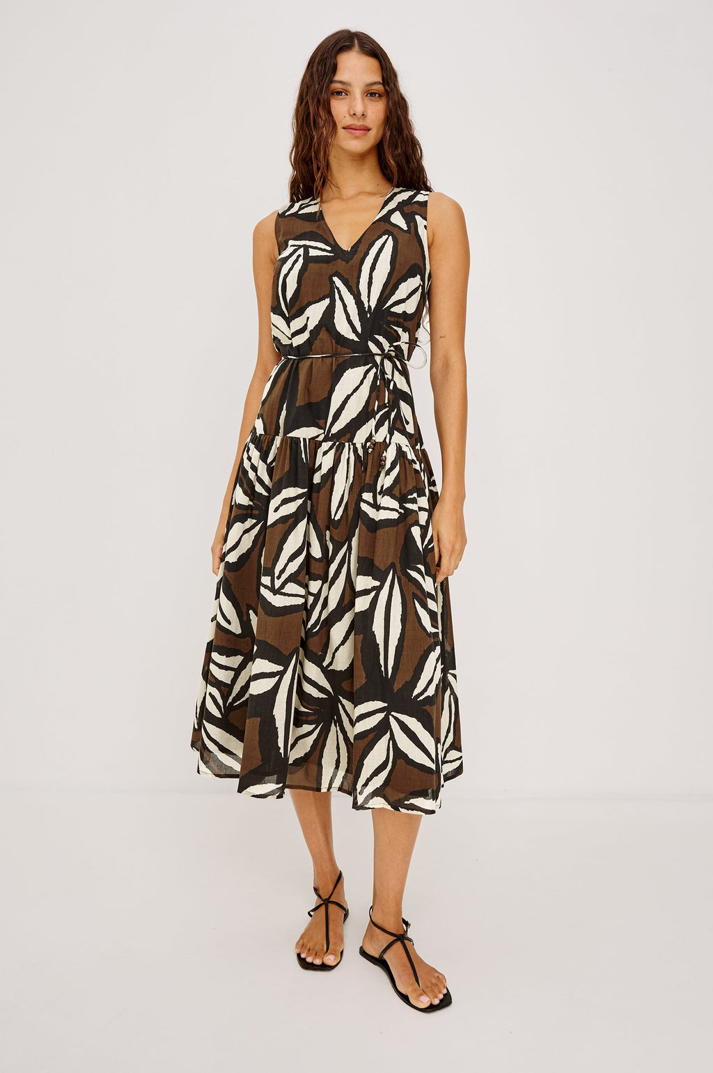 Maeve Dress - Cocoa Floral