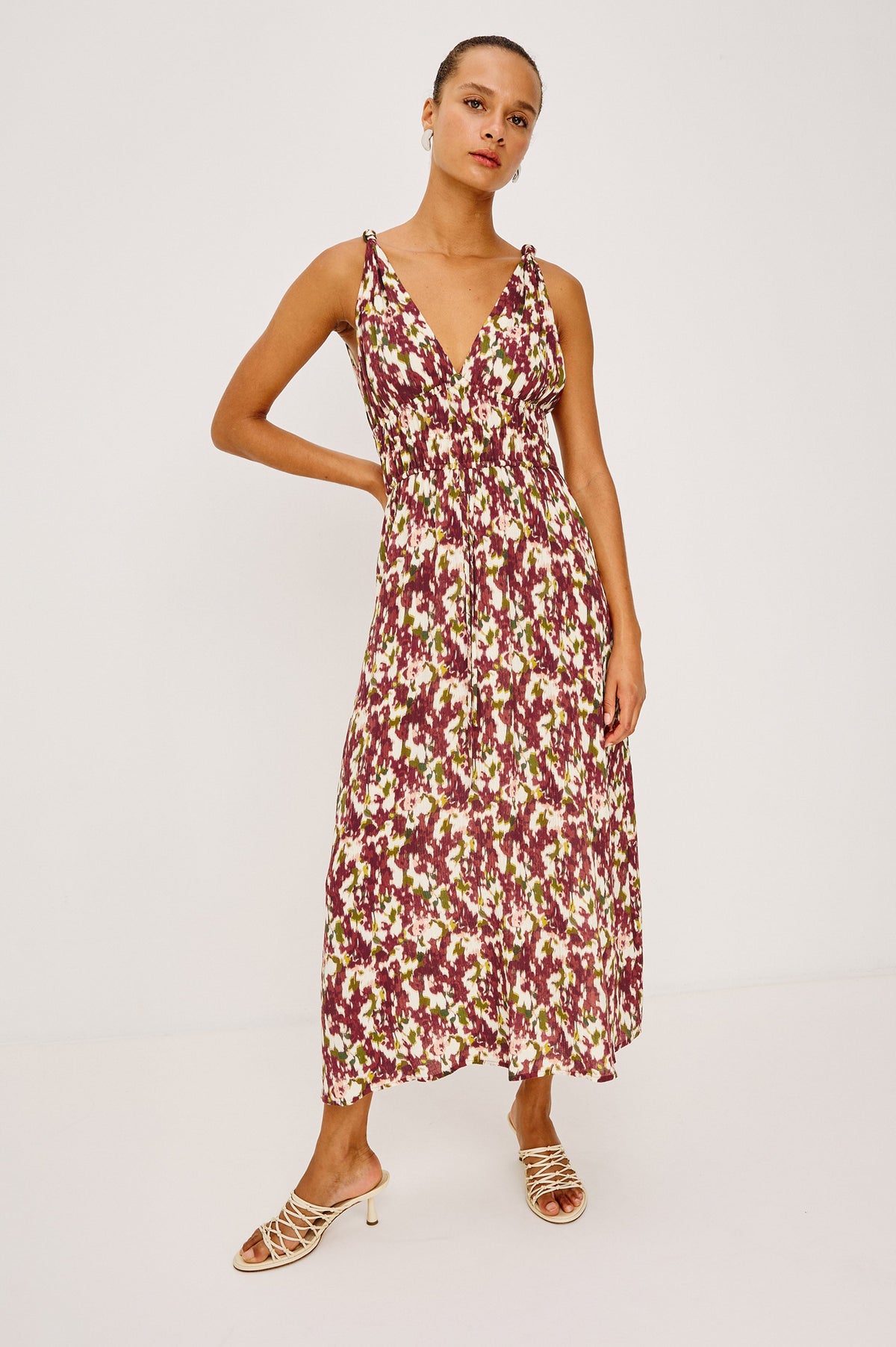 Marciana Dress - Cardinal Floral