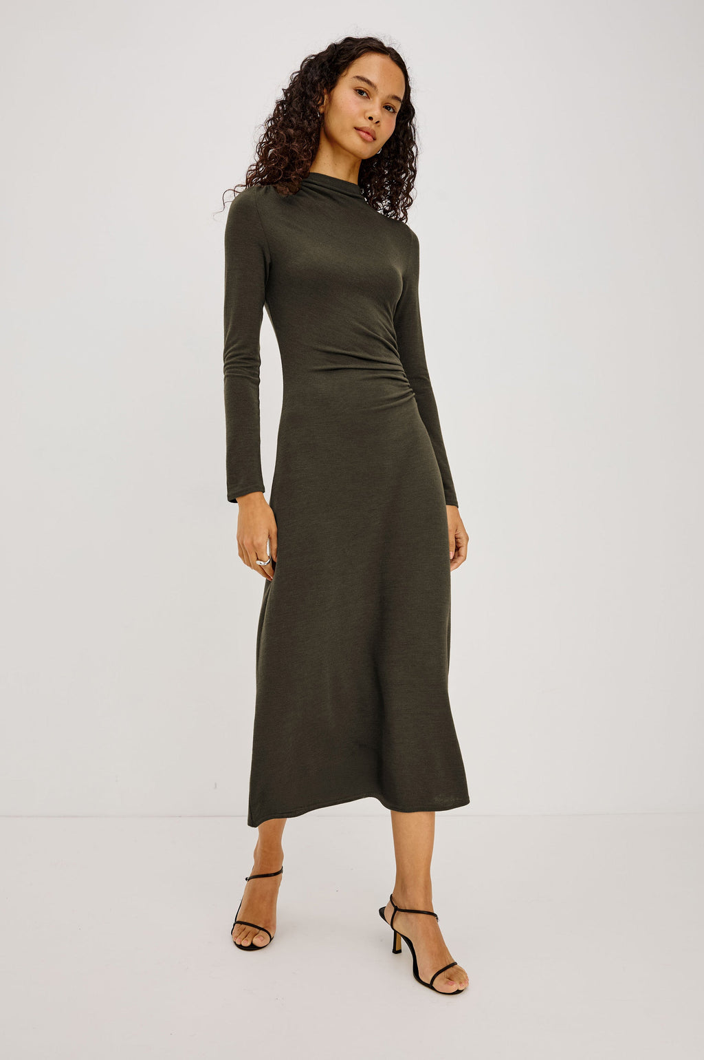 Margaret Dress - Heather Olive