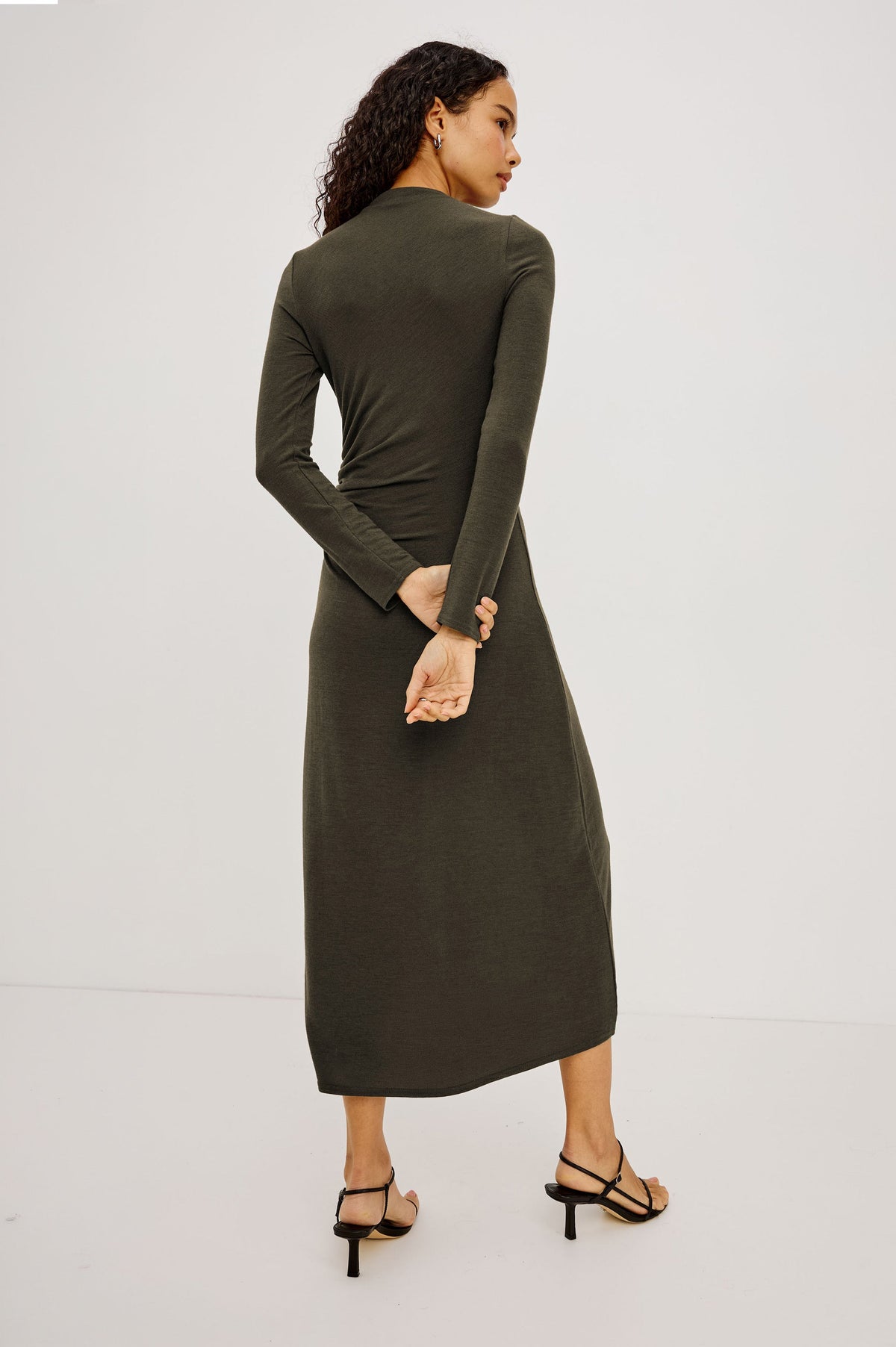 Margaret Dress - Heather Olive