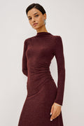 Margaret Dress - Merlot