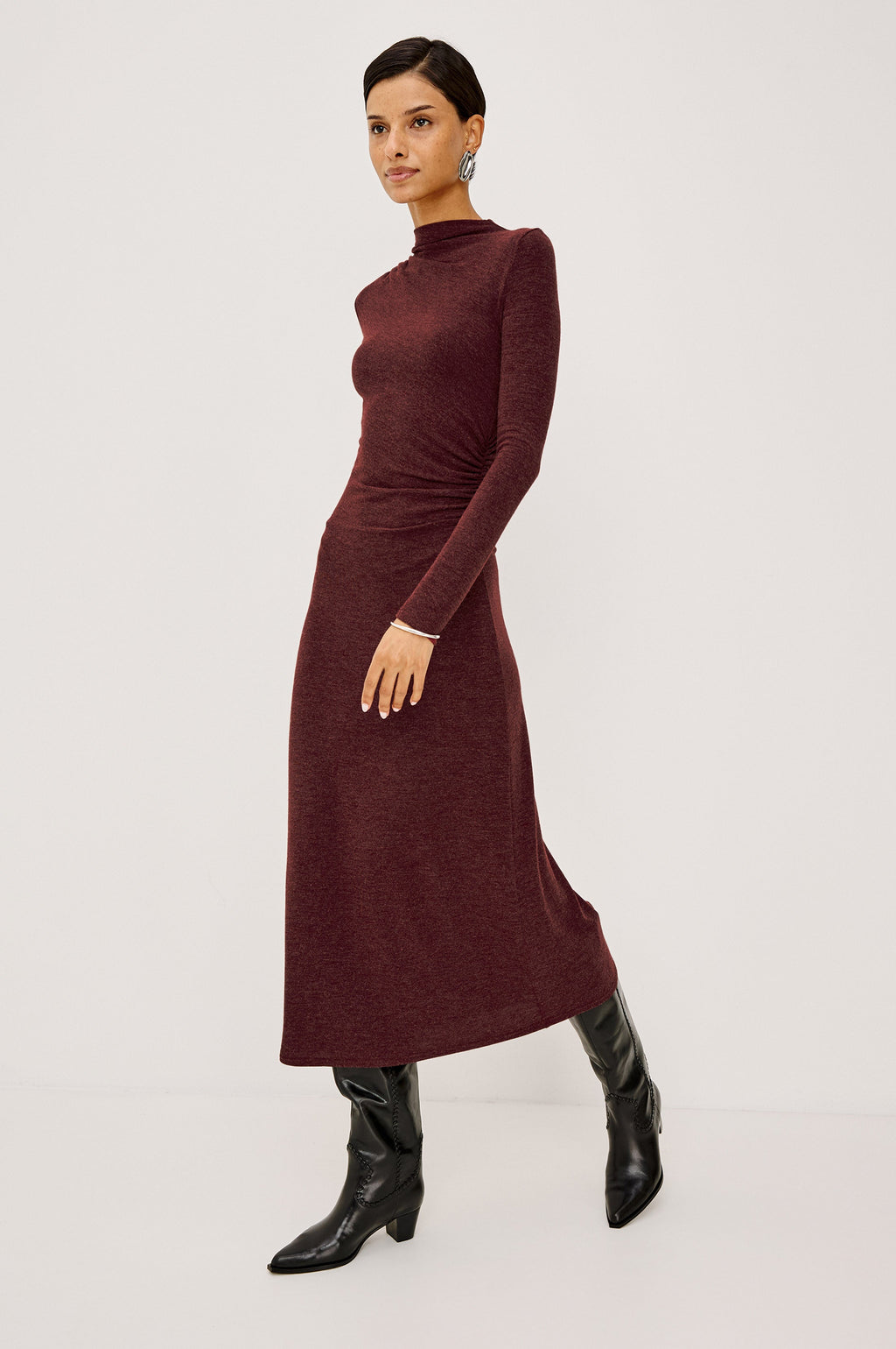 Margaret Dress - Merlot