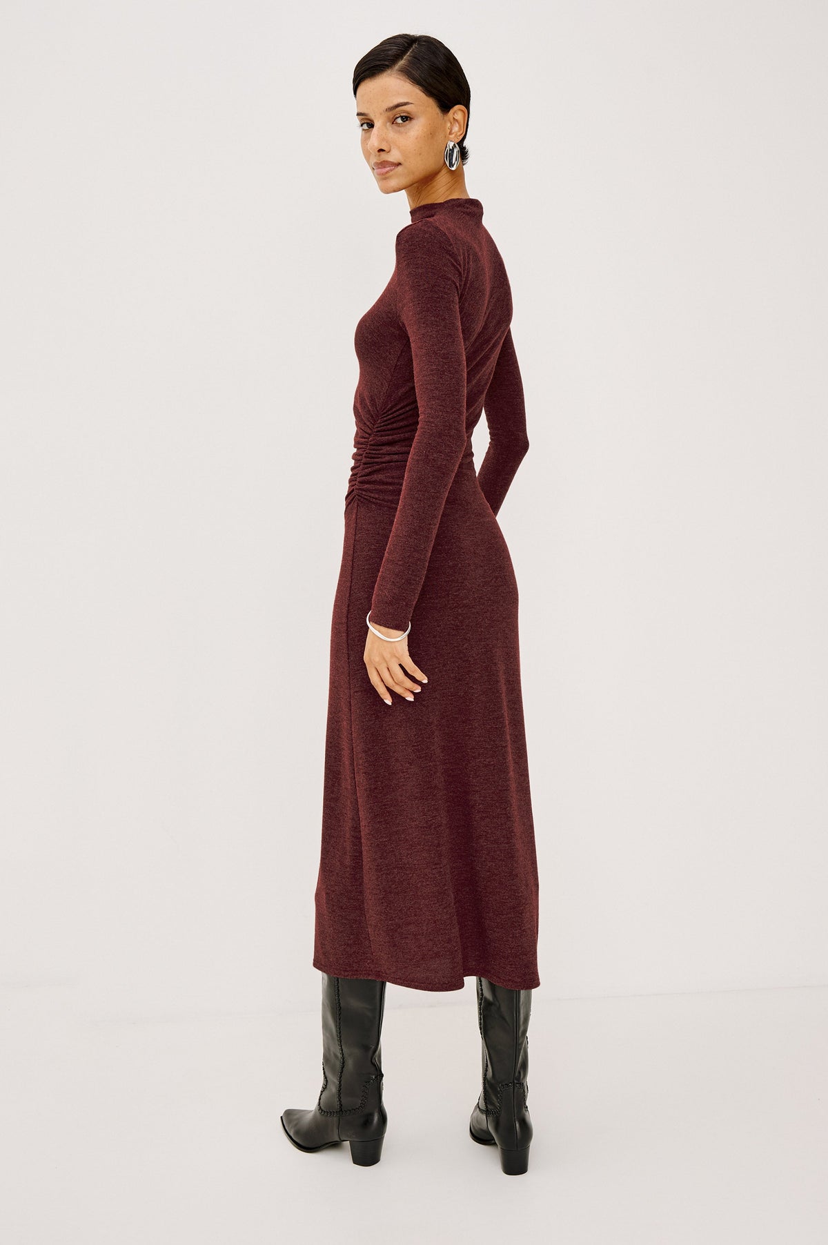 Margaret Dress - Merlot