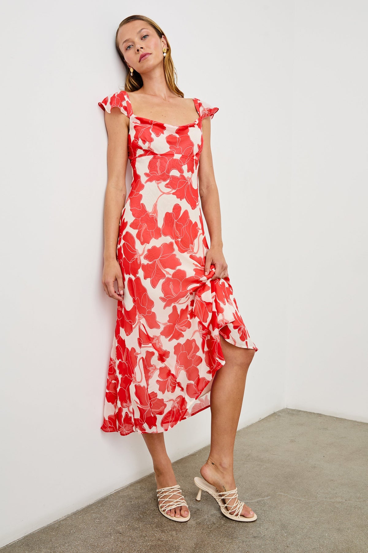 Marigold Dress - Scarlet Hibiscus