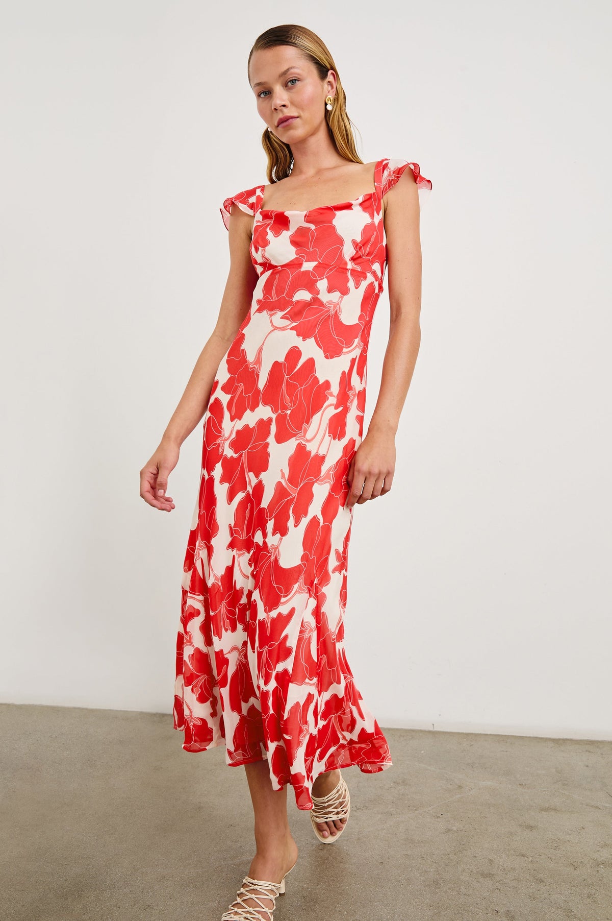 Marigold Dress - Scarlet Hibiscus