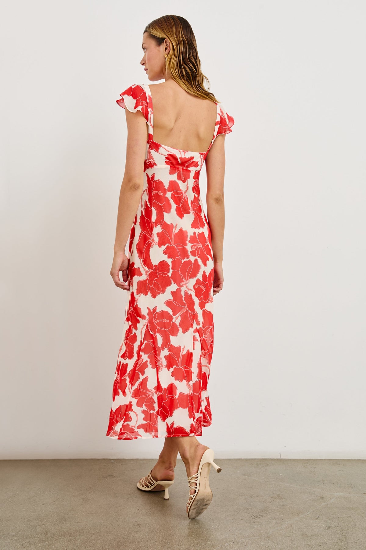 Marigold Dress - Scarlet Hibiscus