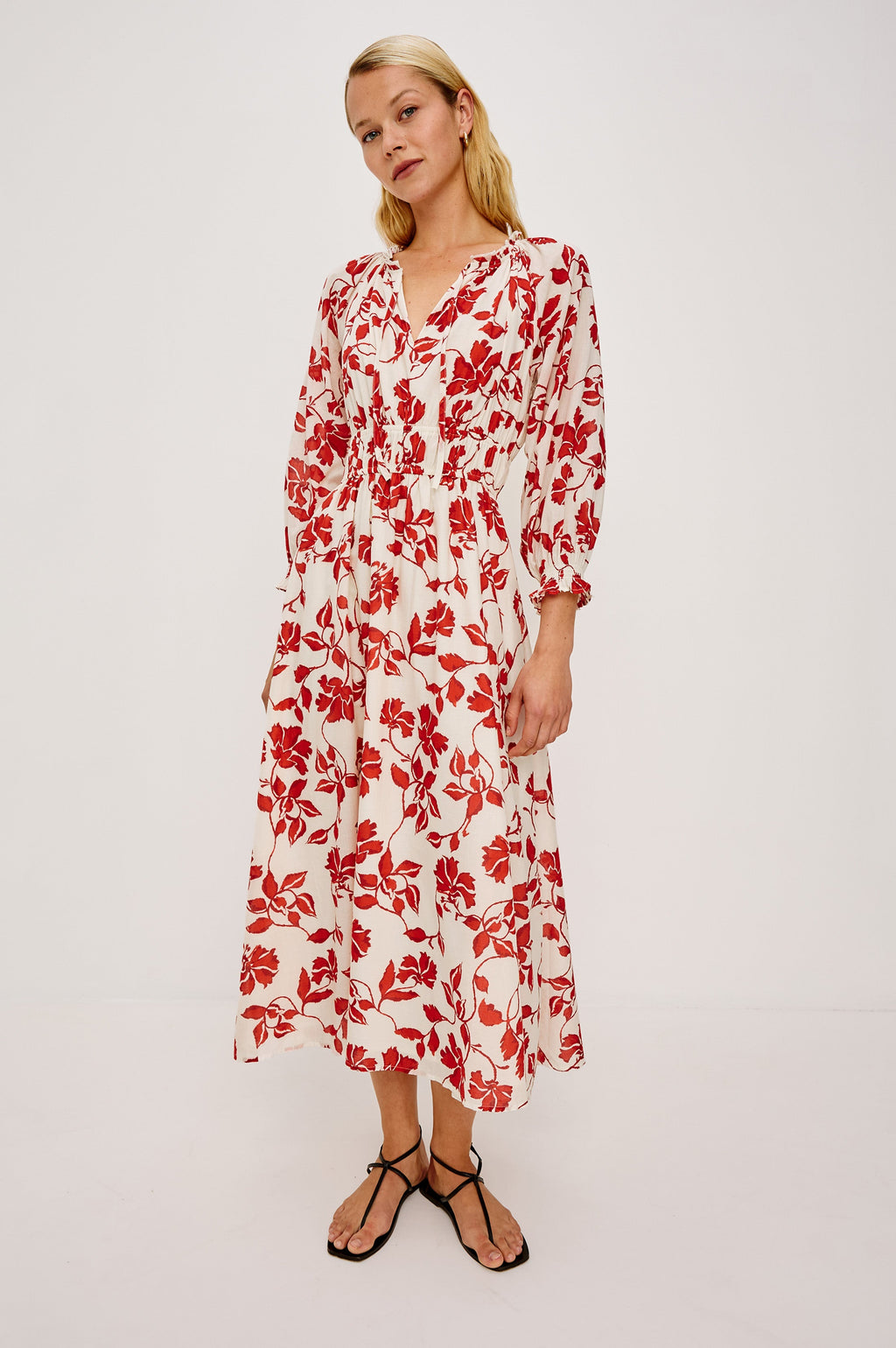 Matia Dress - Red Jasmine