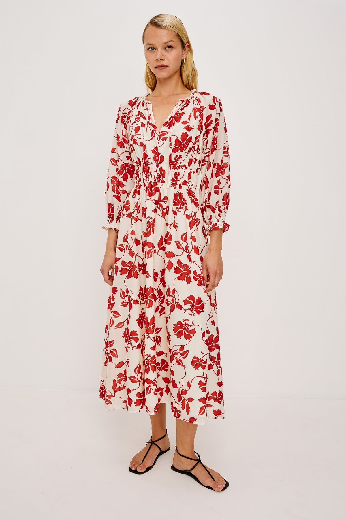 Matia Dress - Red Jasmine