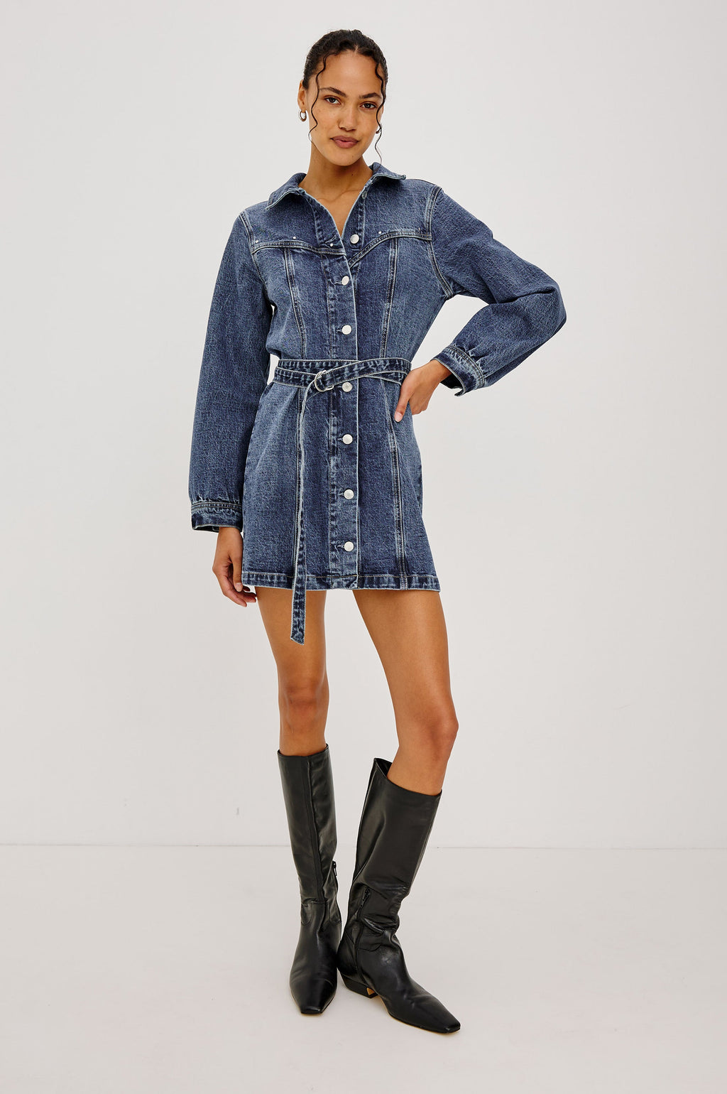 Montant Dress - Blue Bonnet