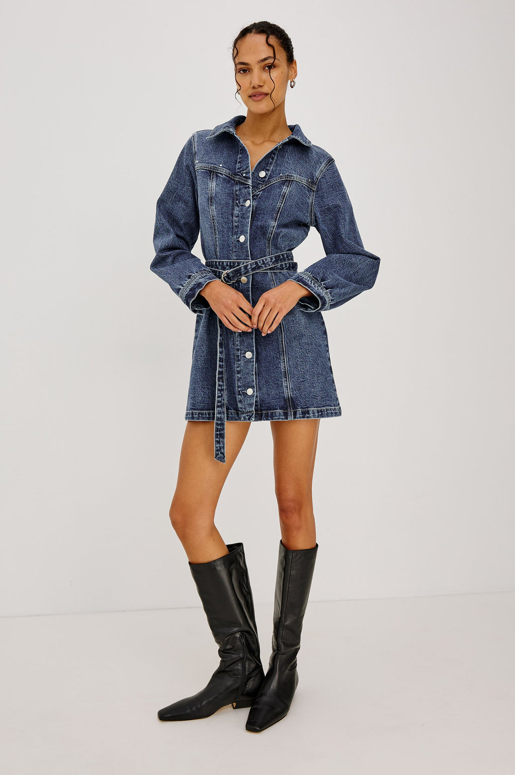 Montant Dress - Blue Bonnet