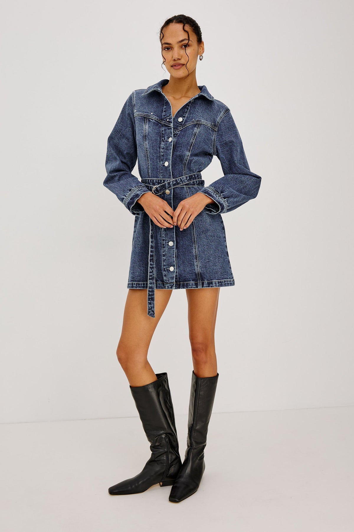 Montant Dress - Blue Bonnet