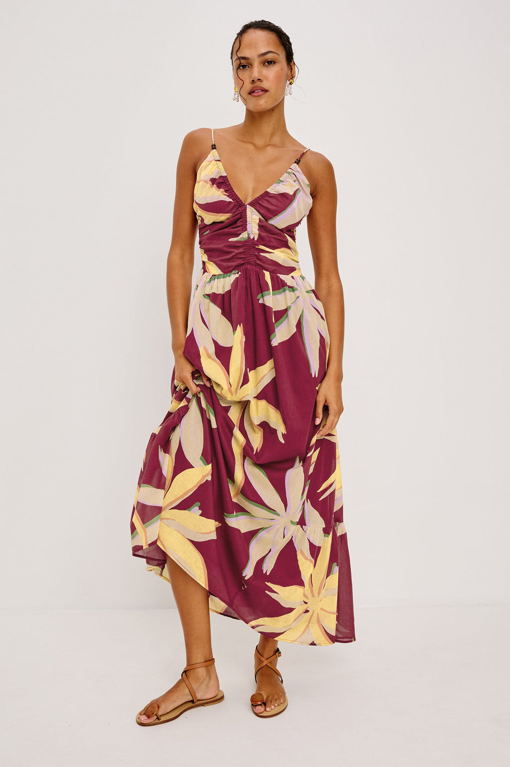 Palm Dress - Red Palma