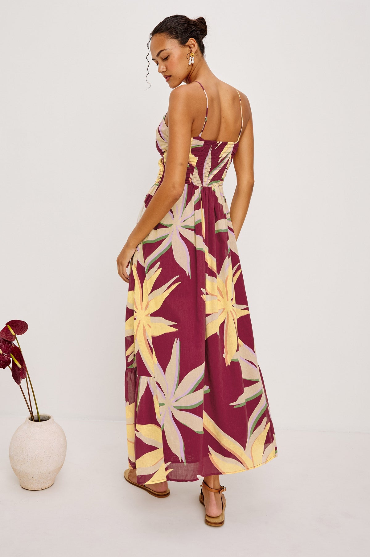 Palm Dress - Red Palma