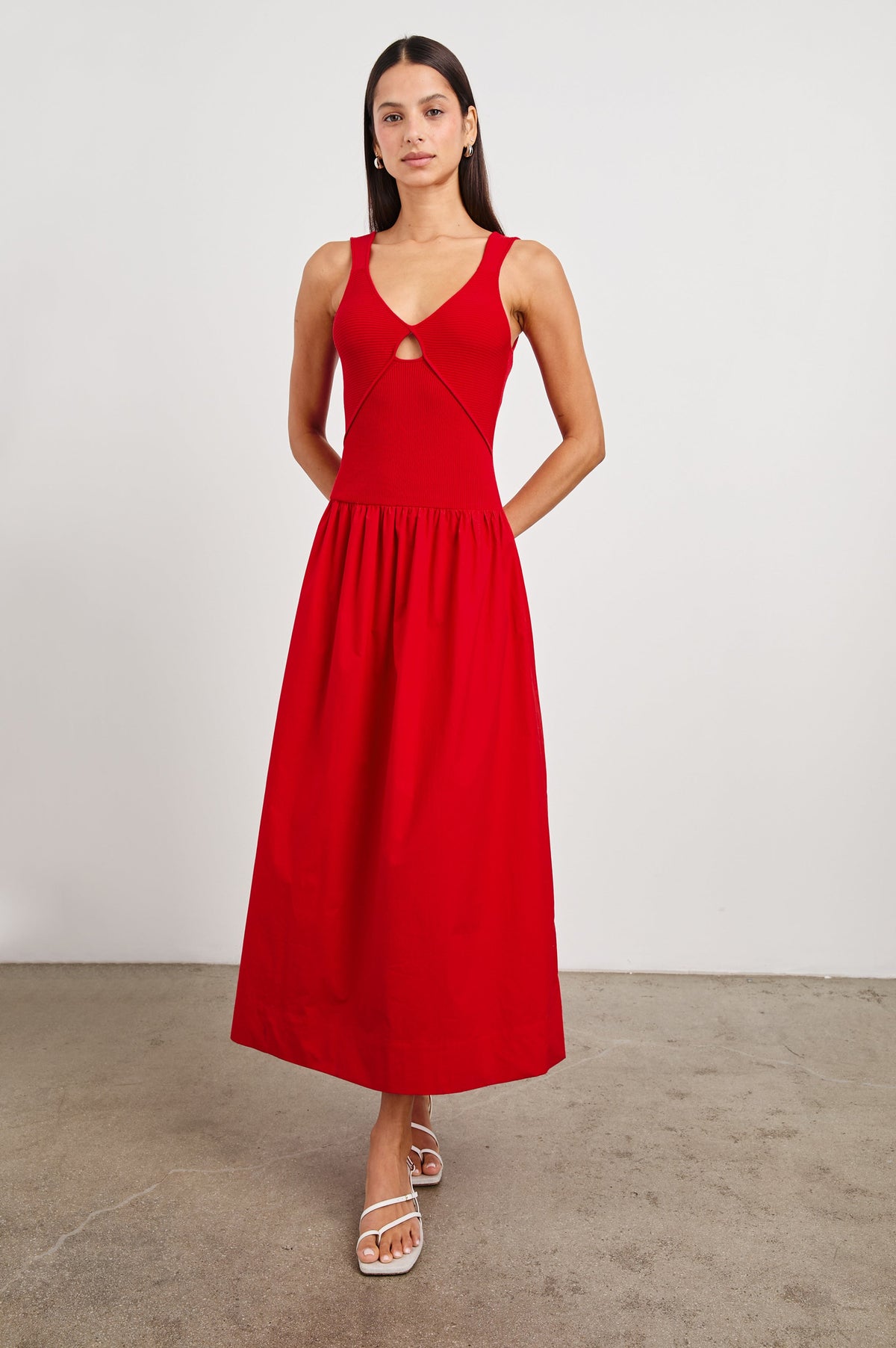 Raquel Dress - Cherry