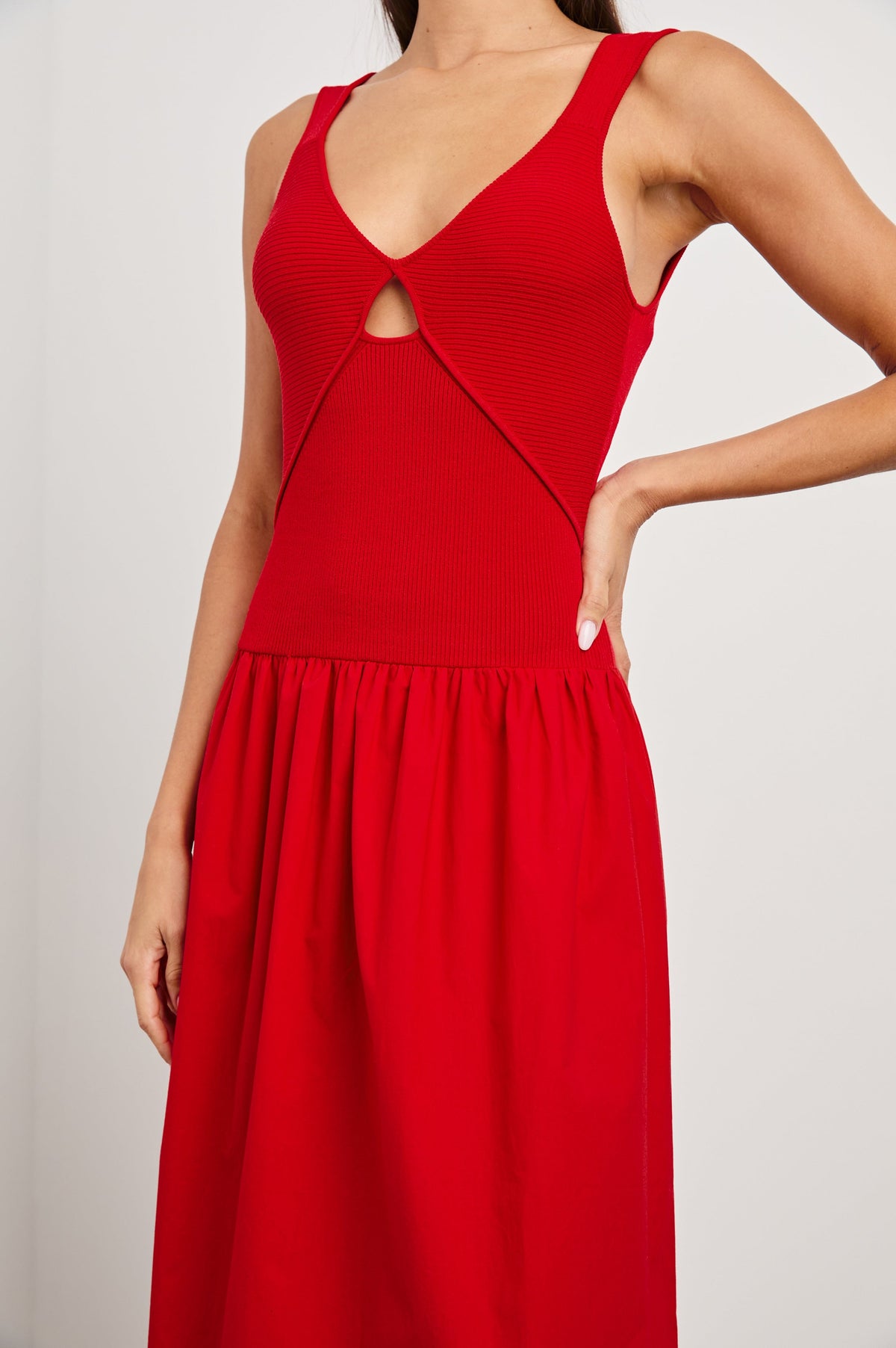 Raquel Dress - Cherry