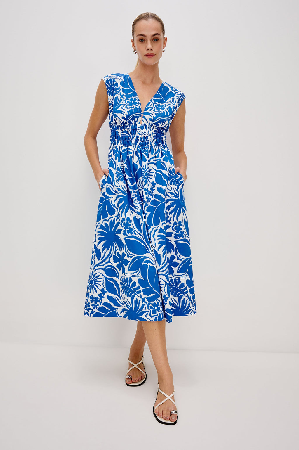 Roxanne Dress - Blue Riviera