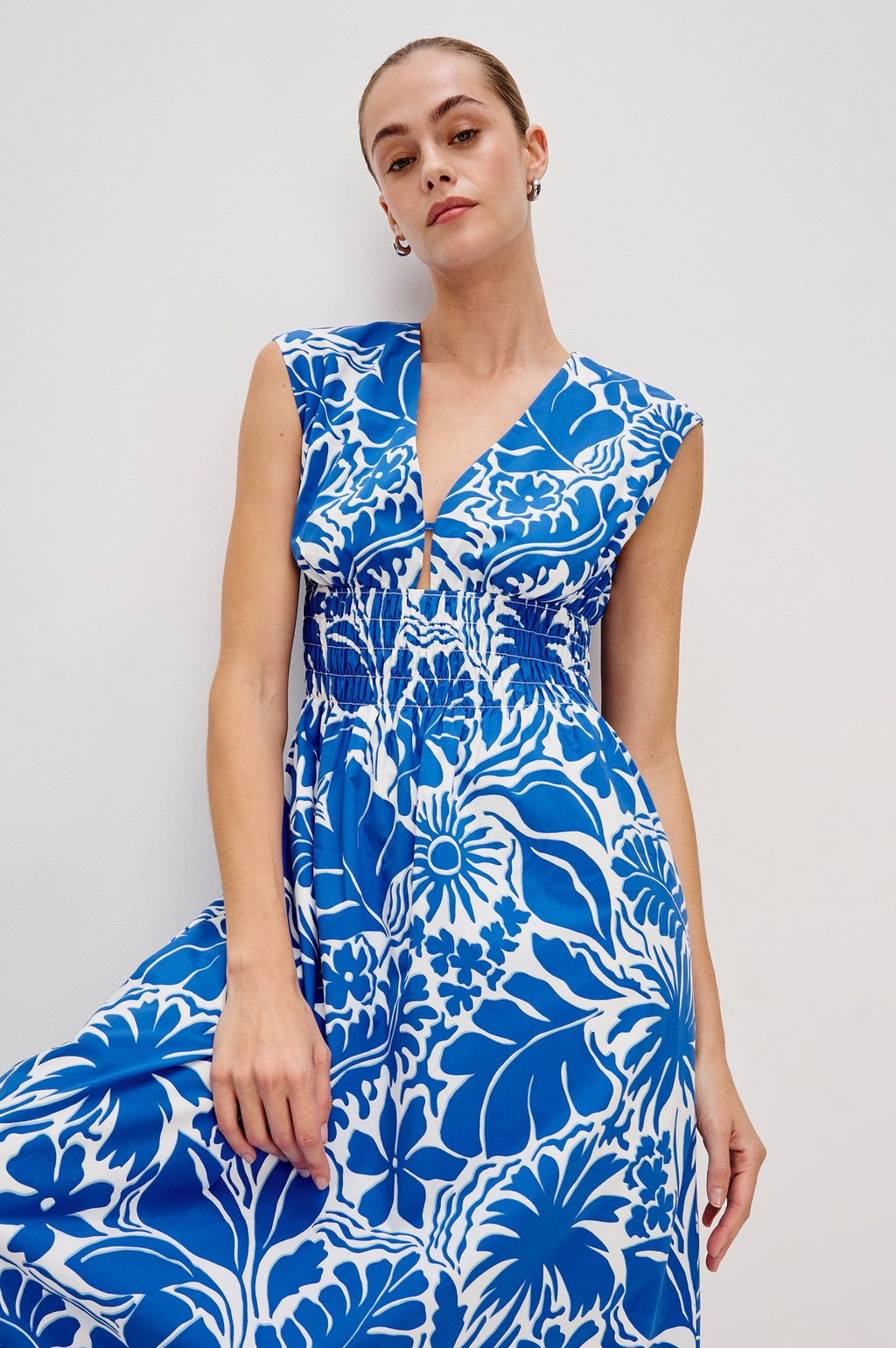Roxanne Dress - Blue Riviera