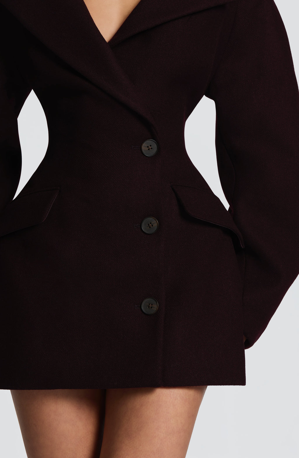 Dylan Blazer Dress - Plum