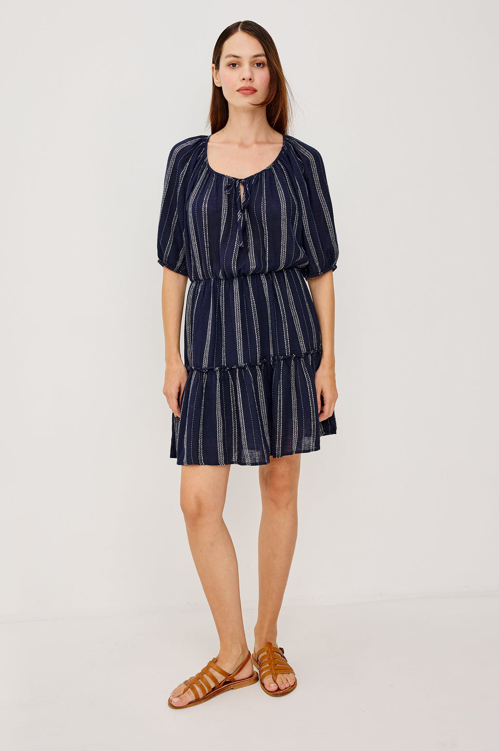 Saba Dress - Marina Stripe