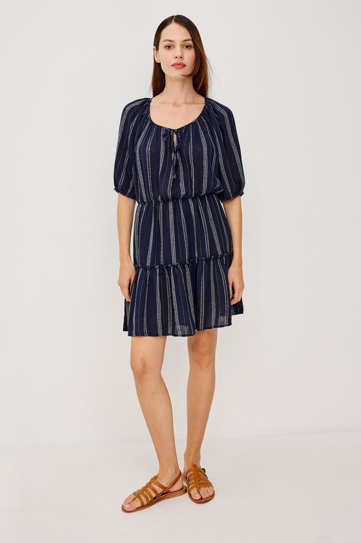 Saba Dress - Marina Stripe