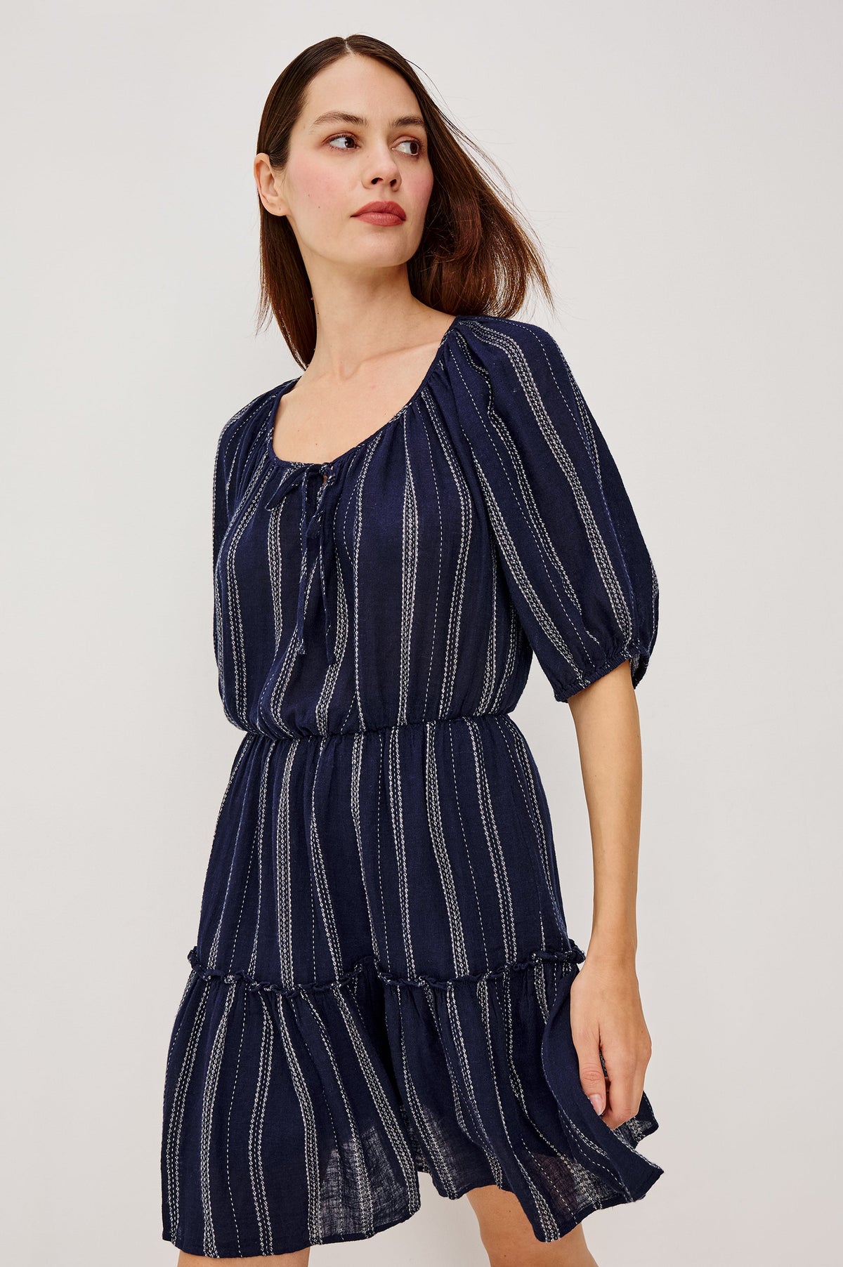 Saba Dress - Marina Stripe