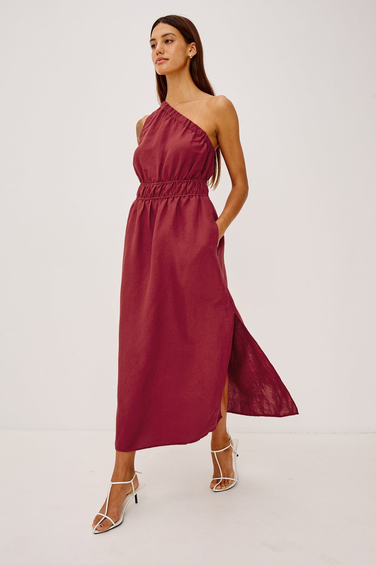 Selani Dress - Spice Linen