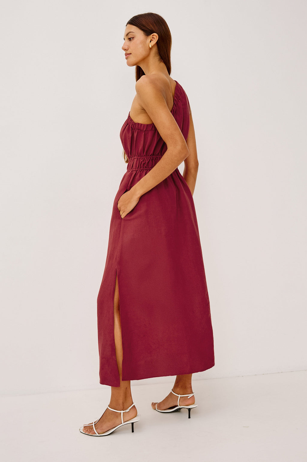 Selani Dress - Spice Linen