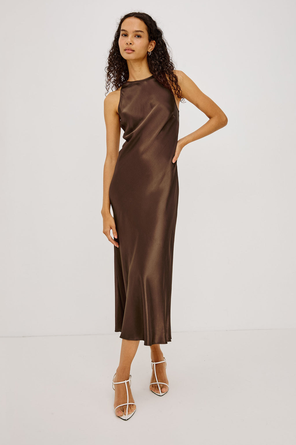 Solene Dress - Espresso