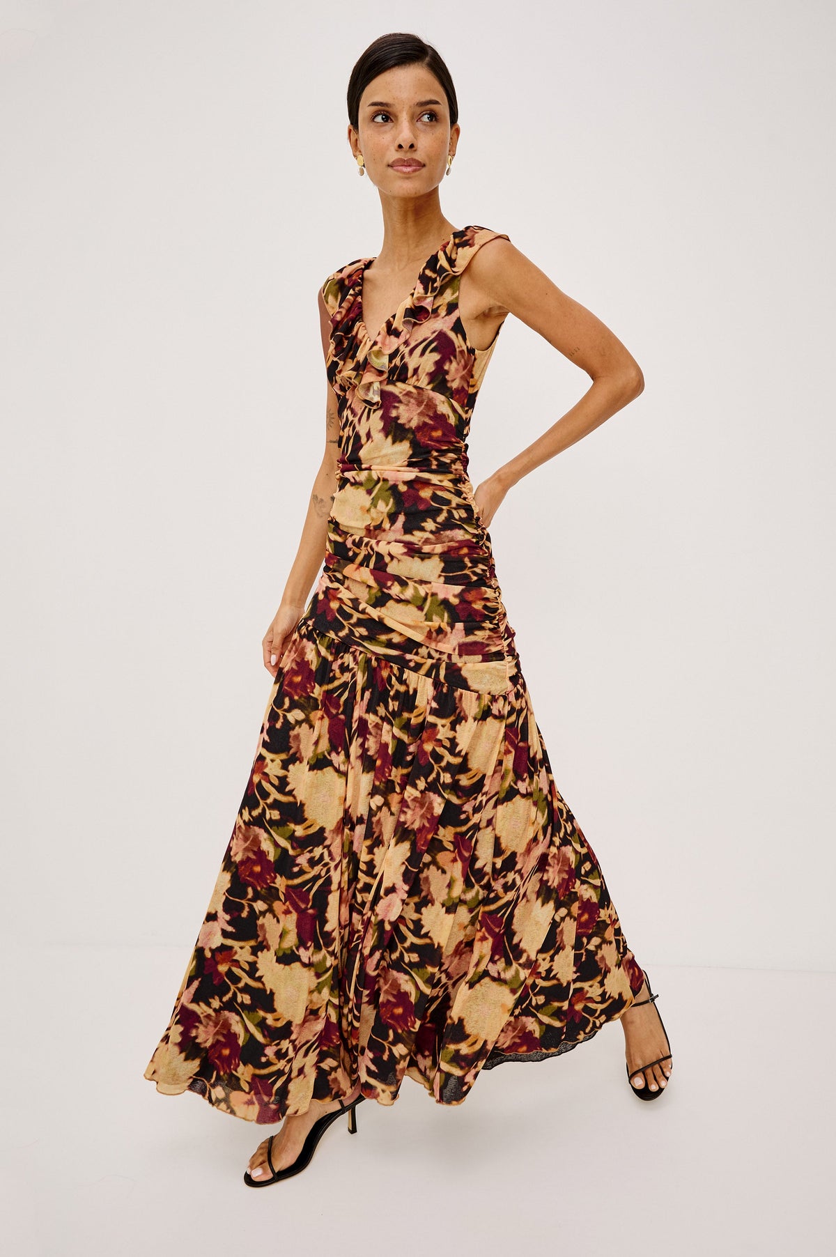 Veda Dress - Dark Flora