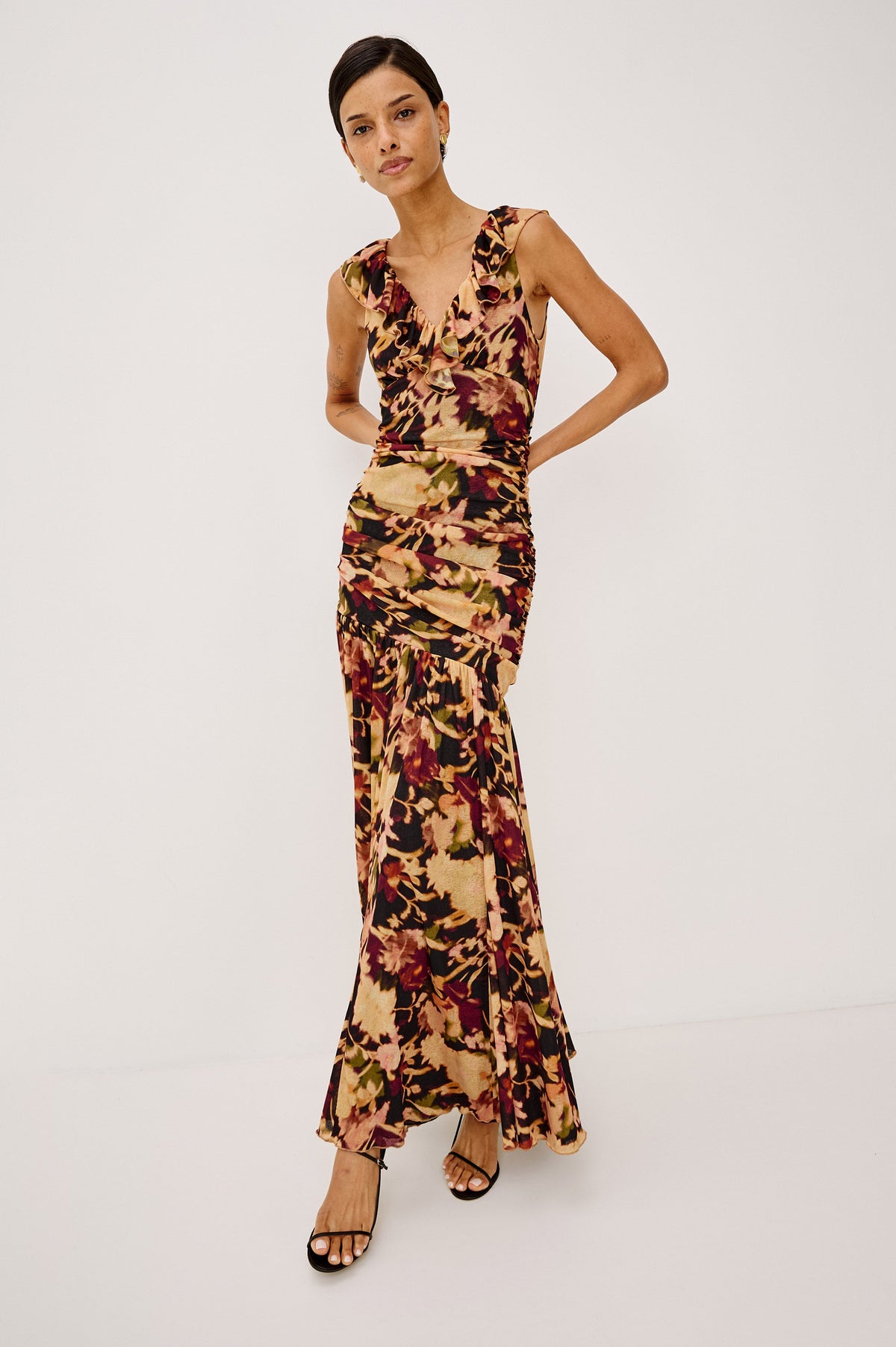 Veda Dress - Dark Flora