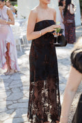Alegra Maxi Dress - Black Floral