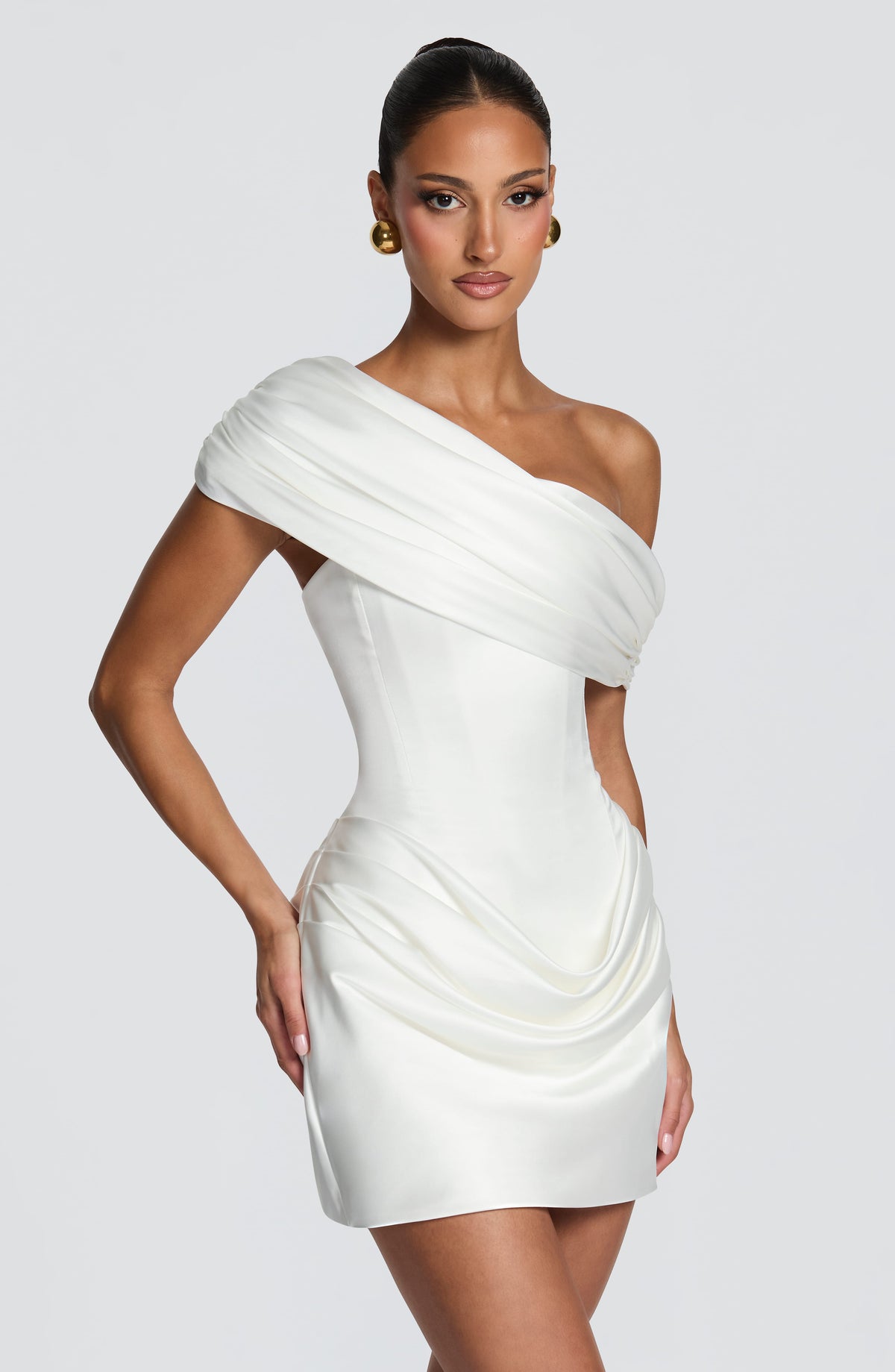 Ella Mini Dress - Ivory
