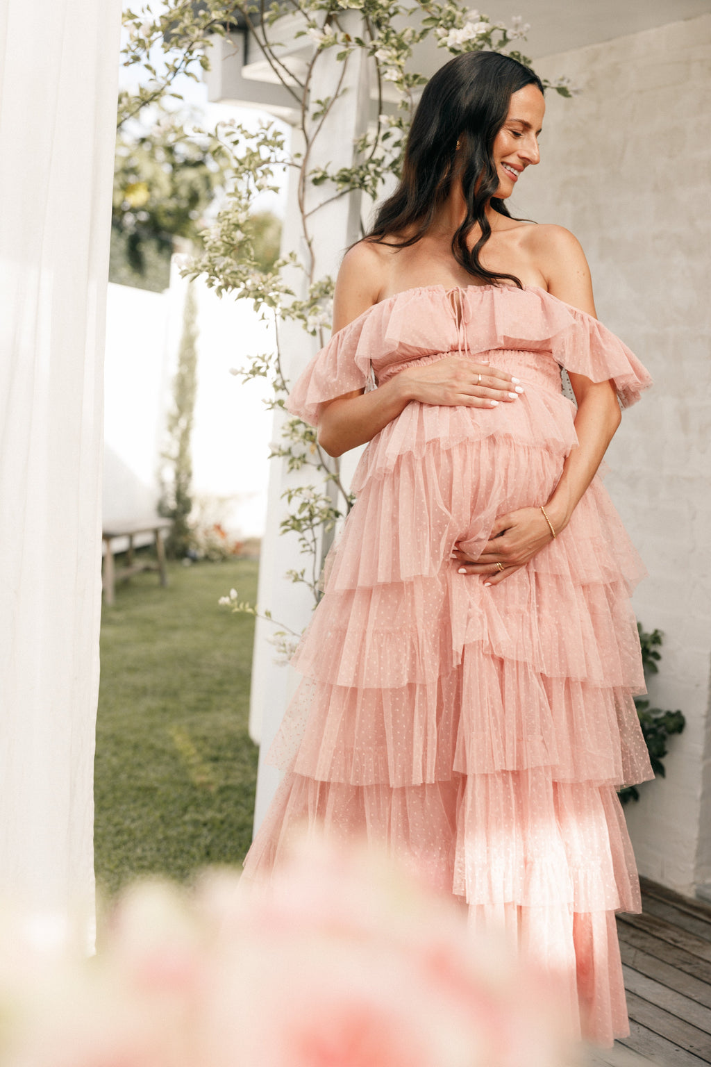 Belle Maxi Dress - Blush