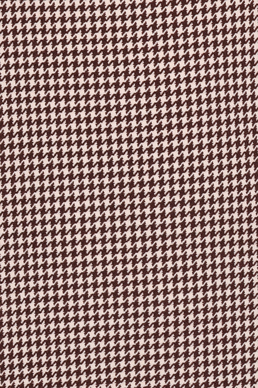 Noah Overall Mini Dress - Brown Houndstooth