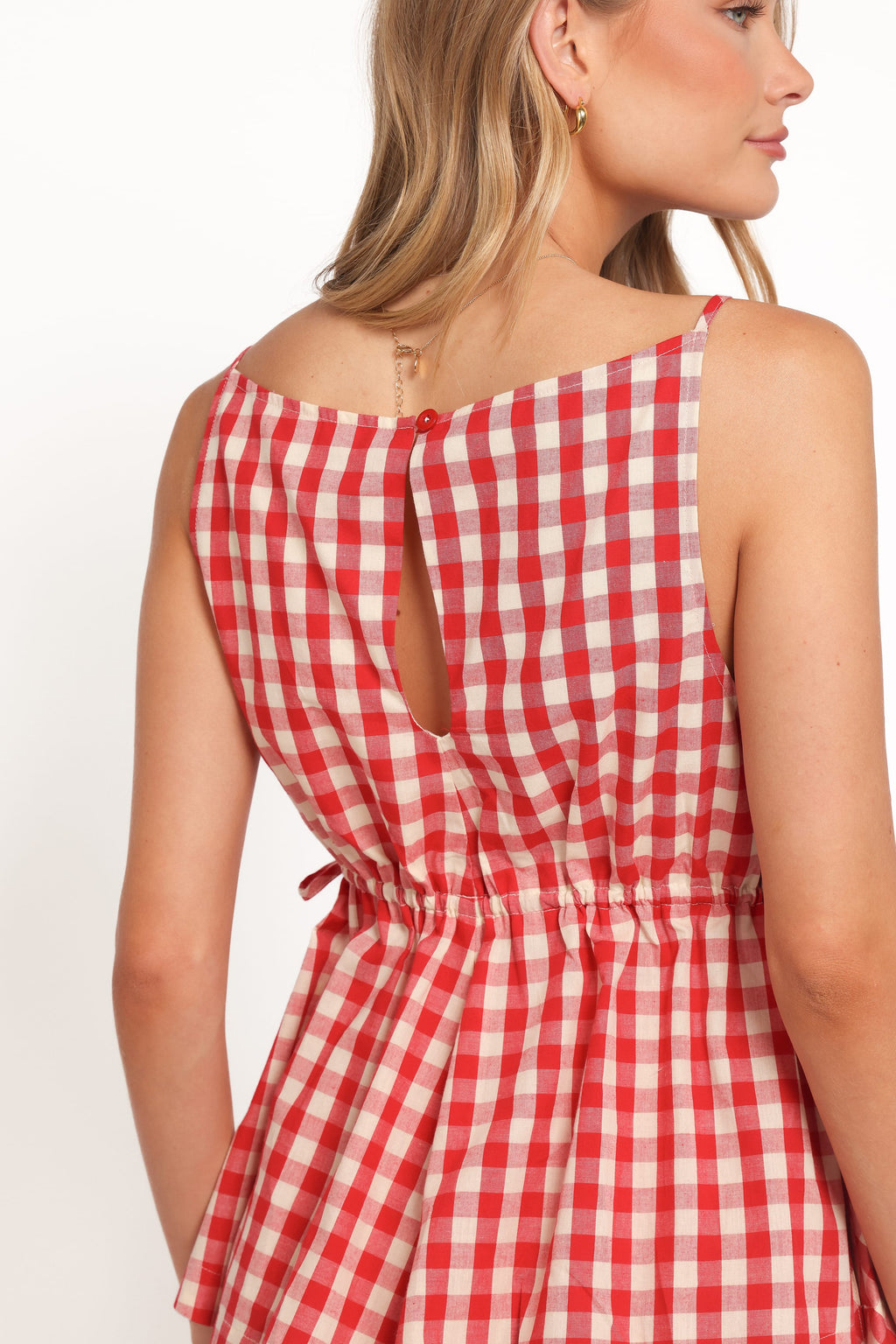 Rory Top - Red Gingham