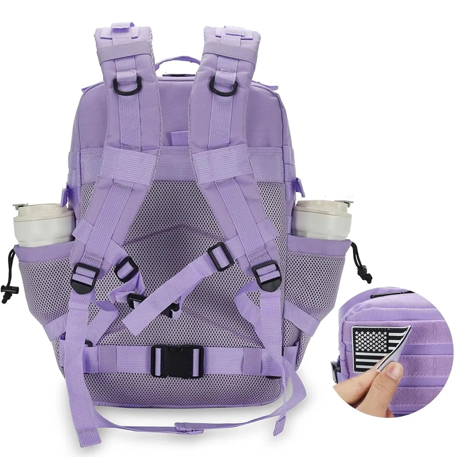 45L 3P Military Molle "Violet" Tactical Backpack