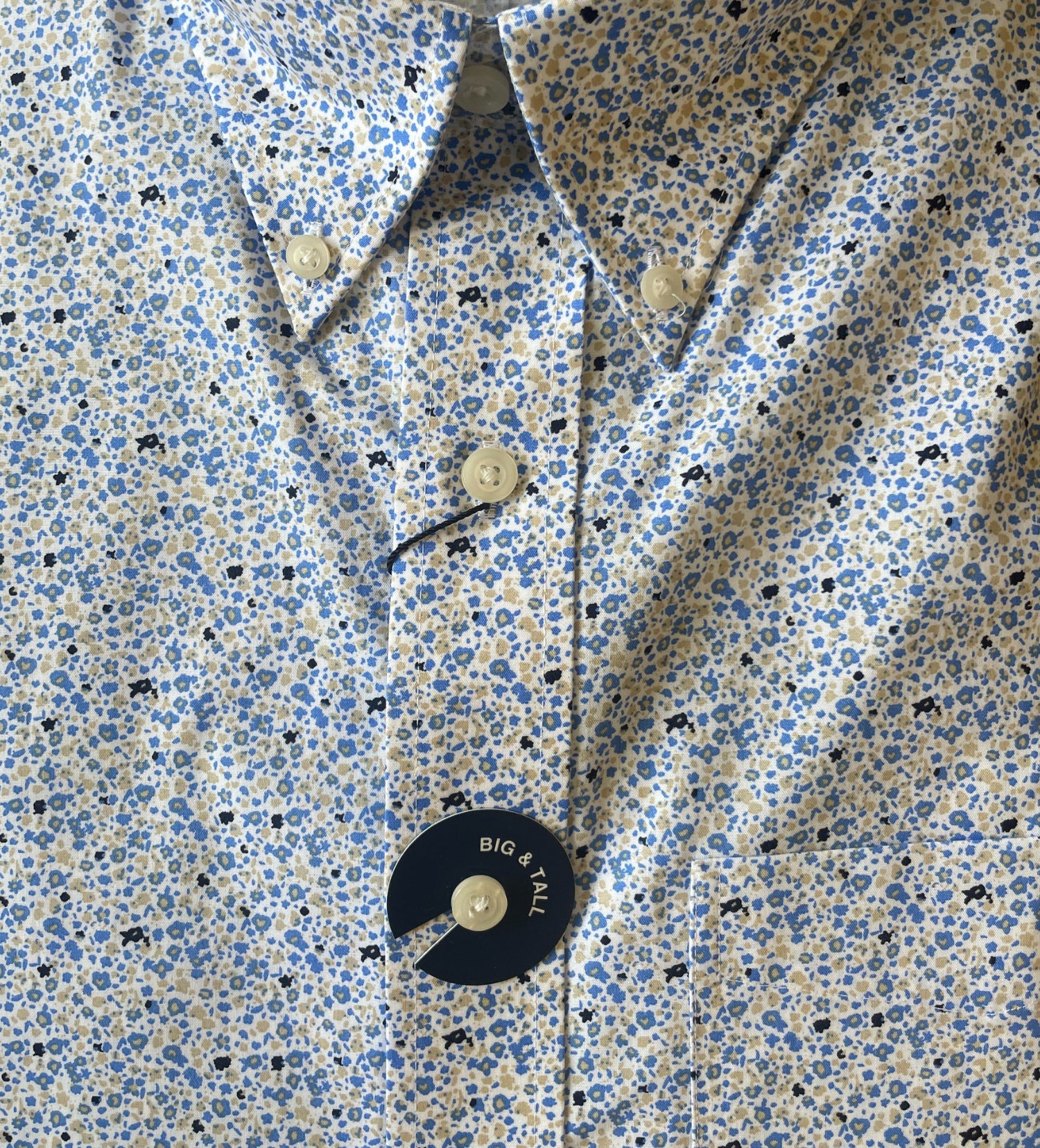 Premium Men' Stretch Print Shirt